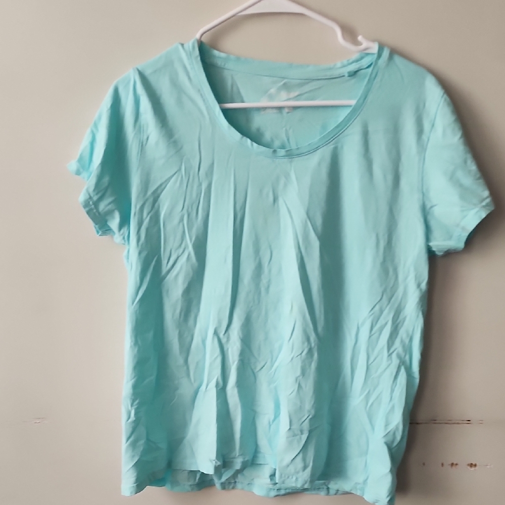 NFINITY Light Blue Short Sleeve Women's Tee